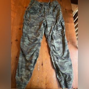 Boys Camo Gap Lined Cargo Pants